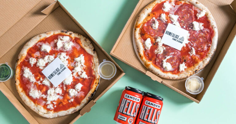 Take & Bake pizzas