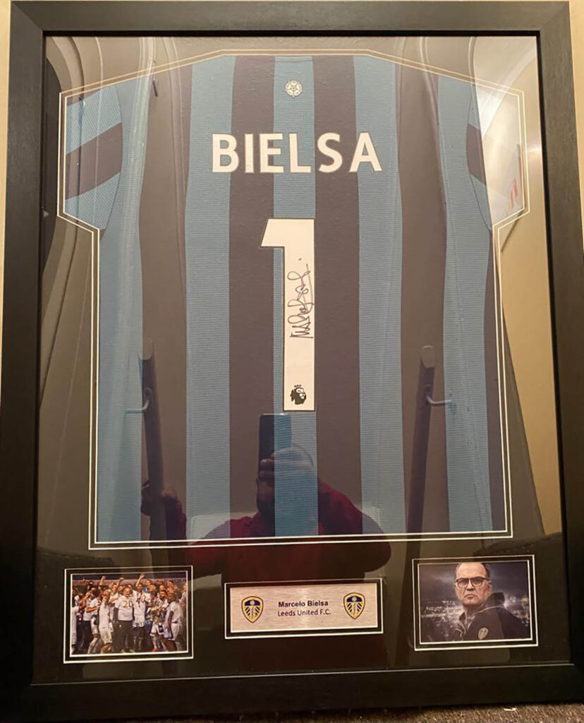Original signed and framed memorabilia