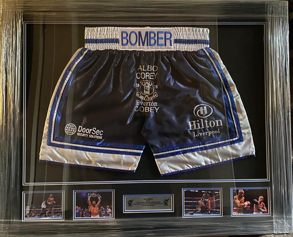 Original signed and framed memorabilia