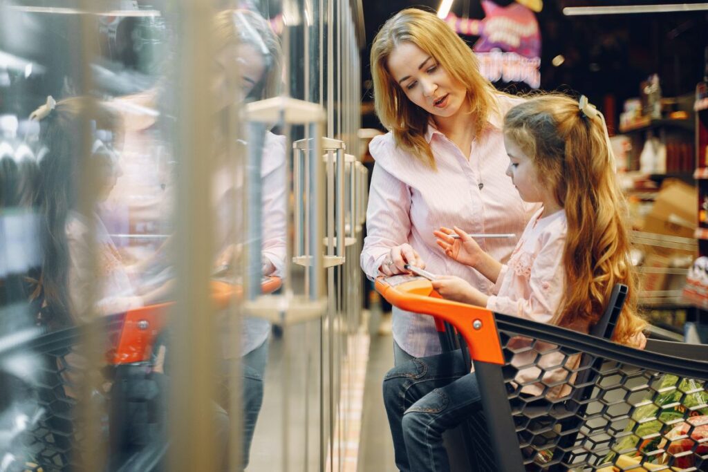 shopping routine MAKE A LIST