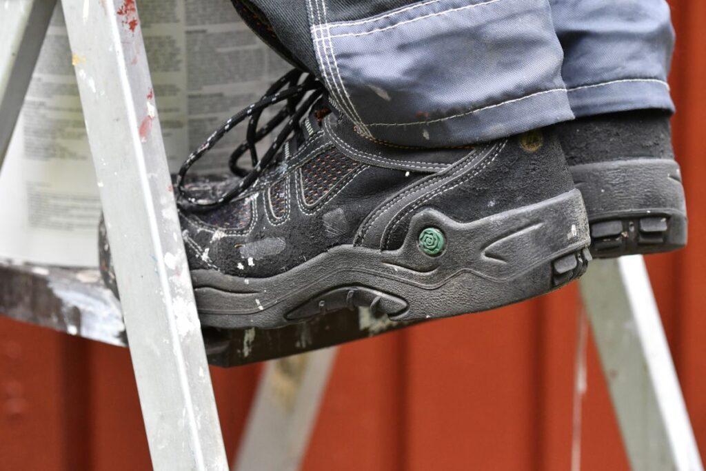 work boots and hiking boots