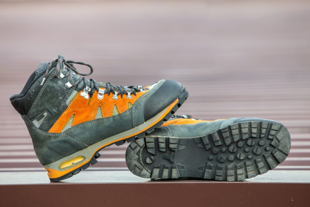 work boots and hiking boots