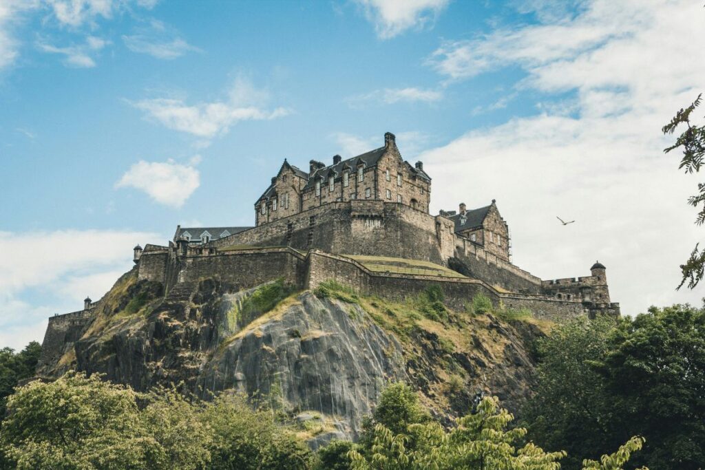 Scotland's historic capital Edinburgh Castle