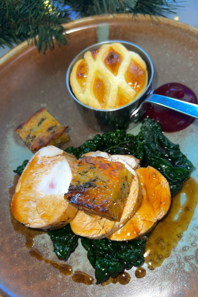 Christmas dining Harvey Nichols Leeds