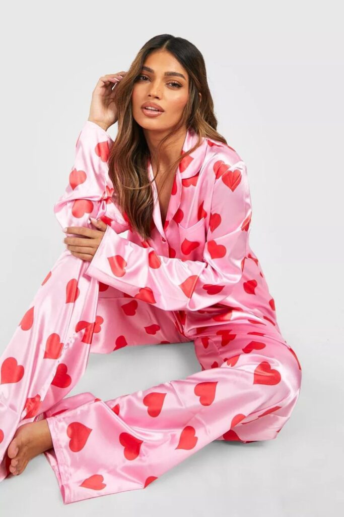 hottest fashion trends heart pyjamas