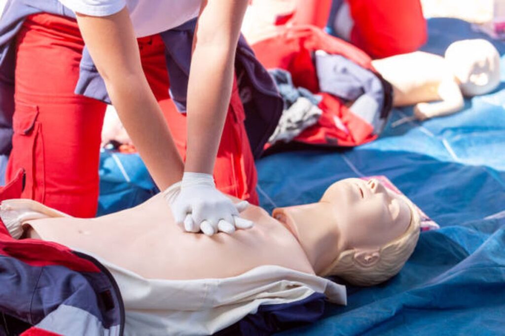 CPR training
