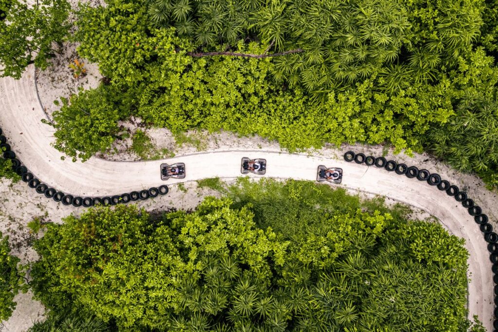 go-kart track  Sun Siyam World Maldives