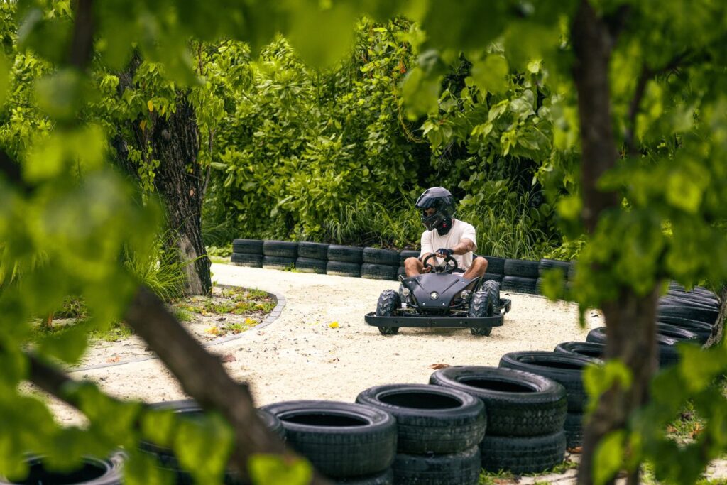 go-kart track  Sun Siyam World Maldives