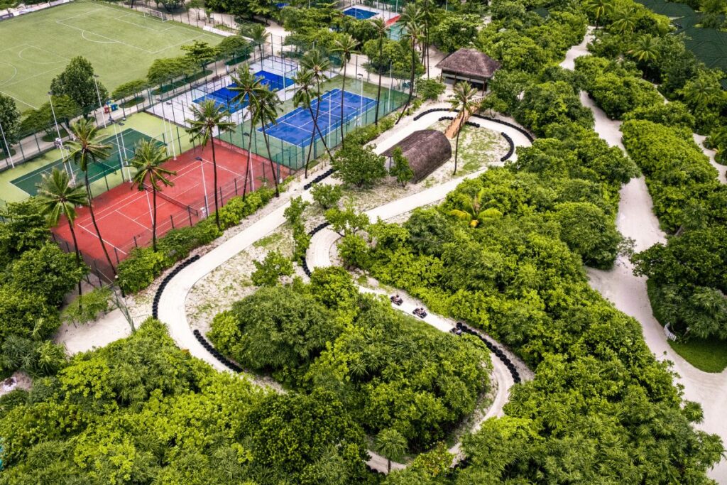 go-kart track  Sun Siyam World Maldives
