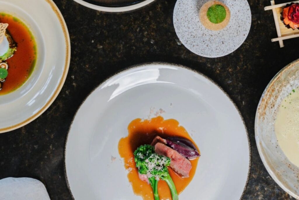 Swinton Estate chef's table by Josh Barnes