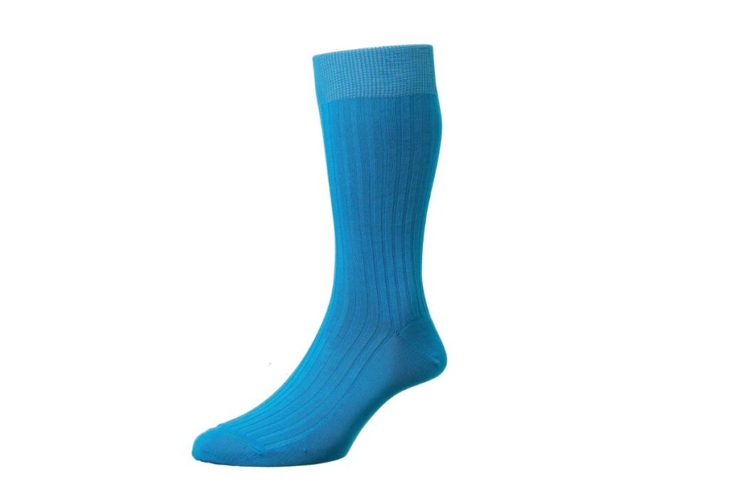 Turquoise Socks by Pantherella