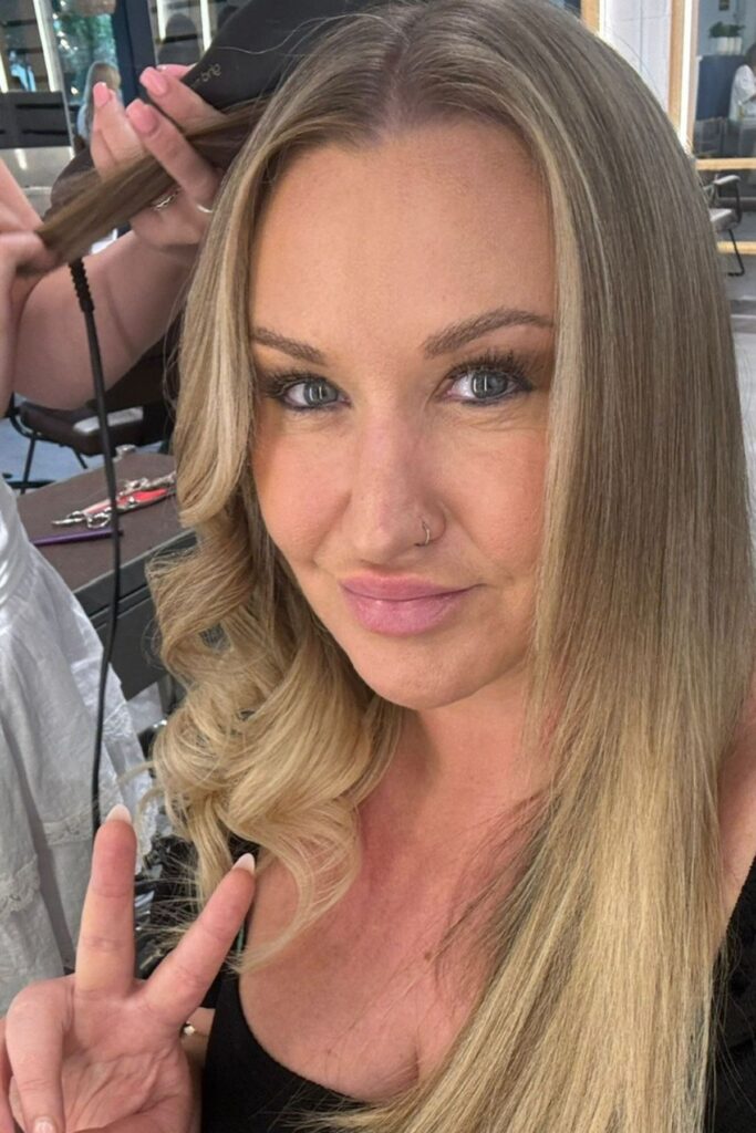 after hair extensions 