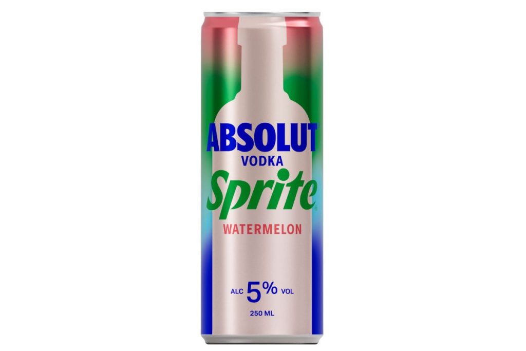 Absolut + Sprite Watermelon canned drink
