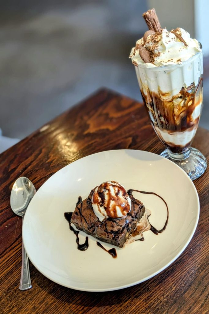 Desserts at Brewers Fayre