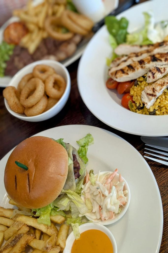 Mains at Brewers Fayre