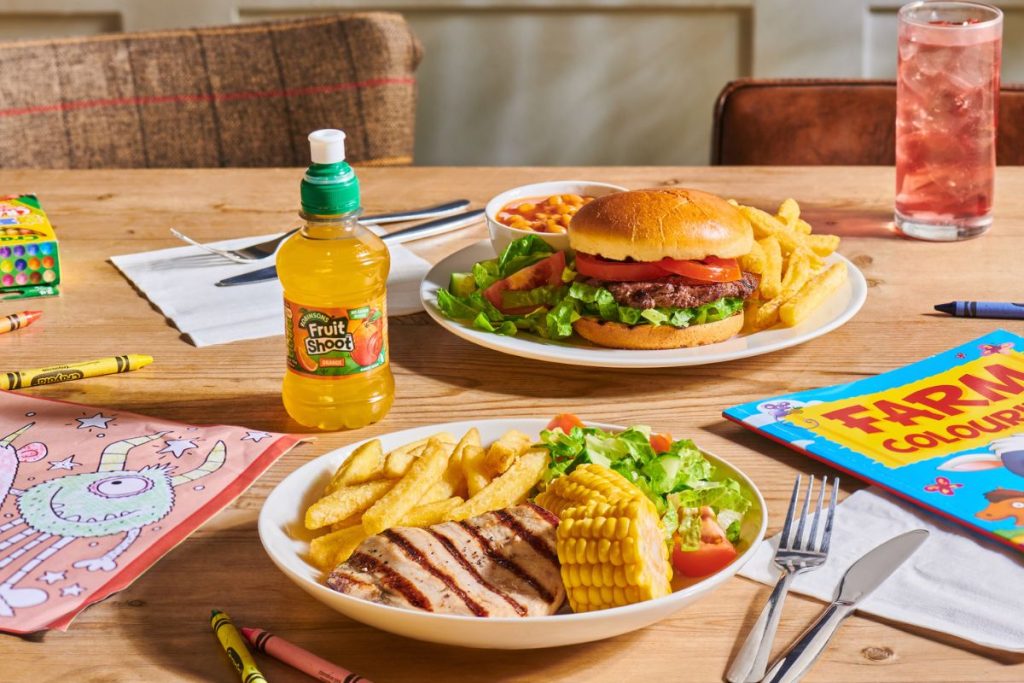 Kids Meals at Brewers Fayre