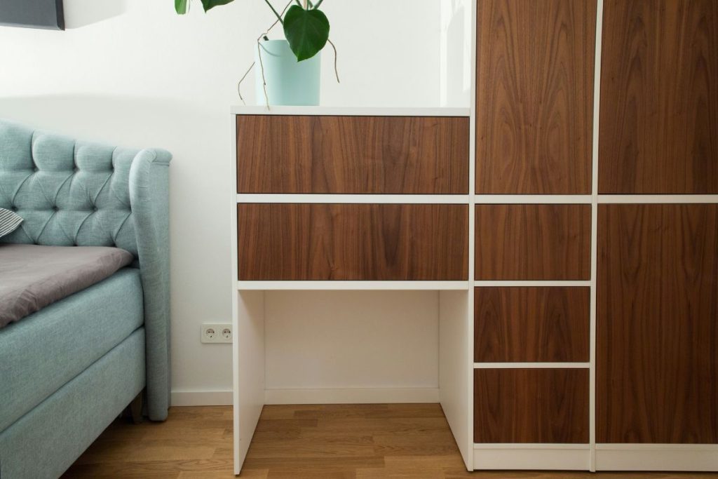 built-in wardrobe