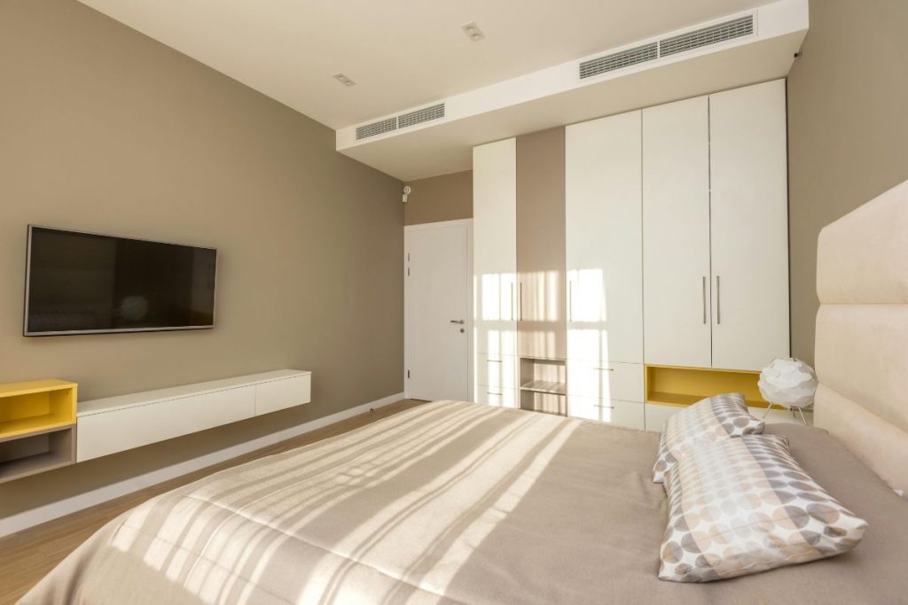 built-in wardrobe