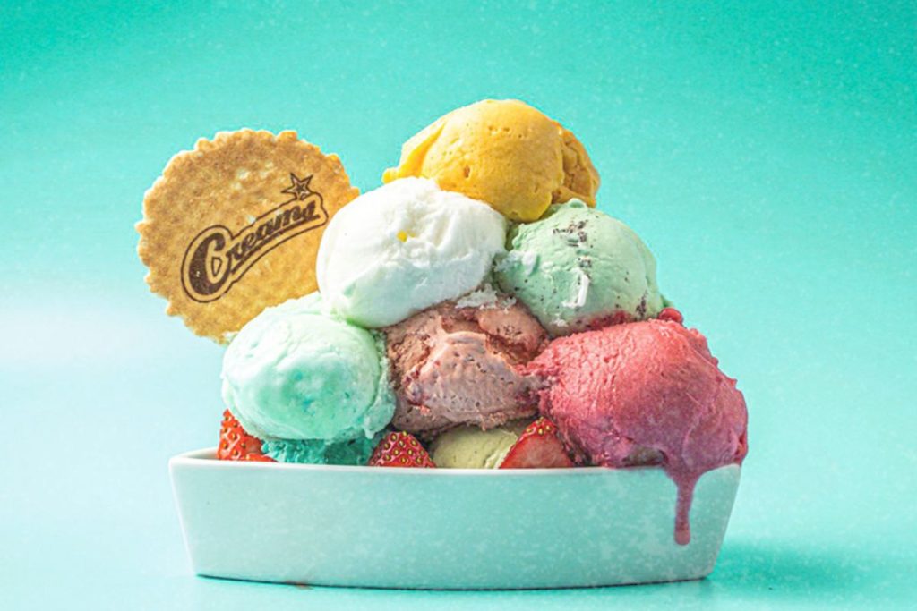 Creams Gelato flavours