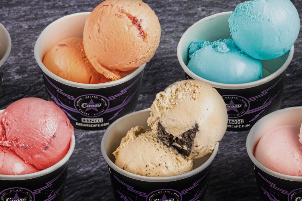 Gelato from Creams Cafe