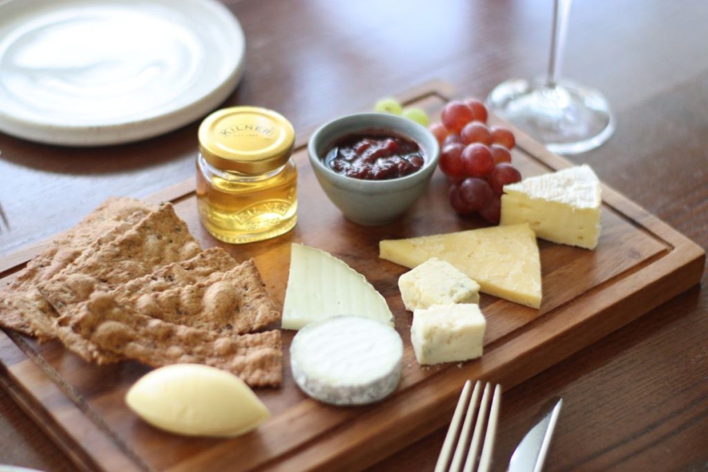 charcuterie and wine bar at The Devonshire Arms