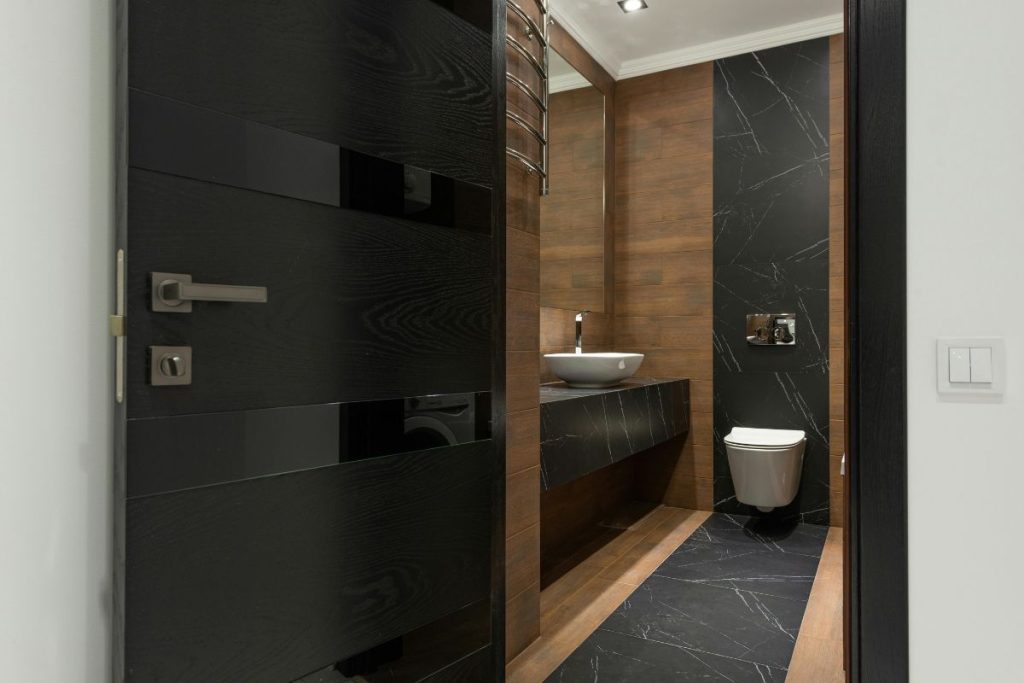 black floor 