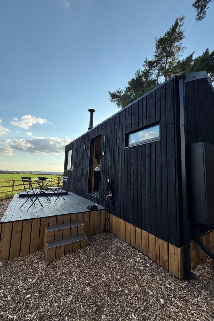 woodland retreat with Shacks