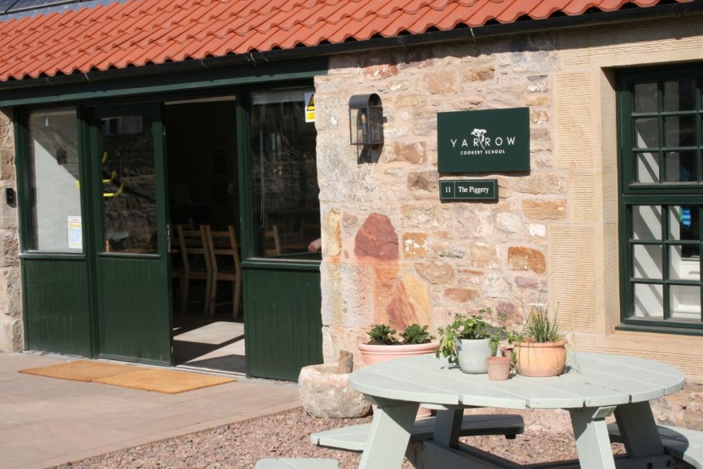 Yarrow Cookery School entrance and doorway