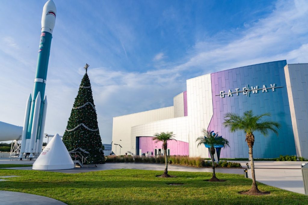 Kennedy Space Center at Christmas