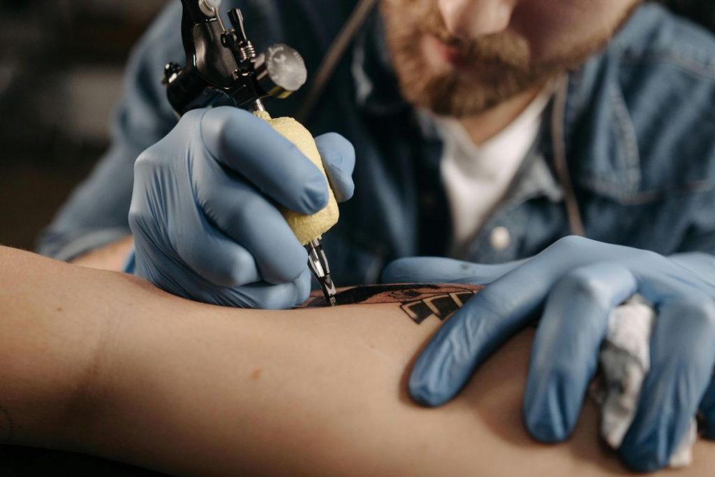 tattooed skin care