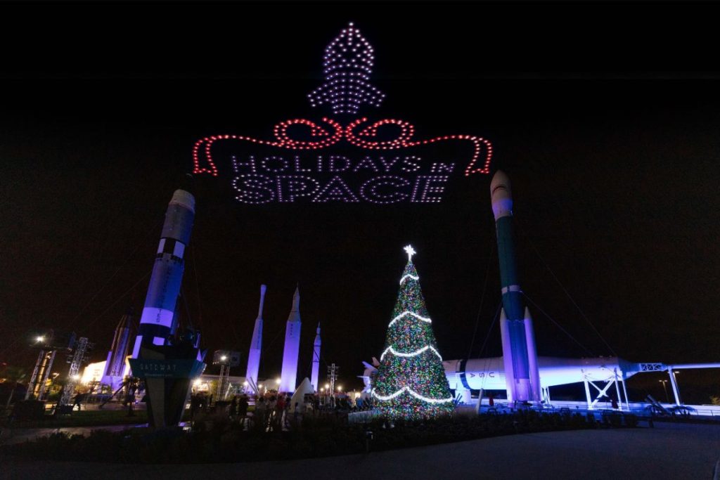 Kennedy Space Center at Christmas