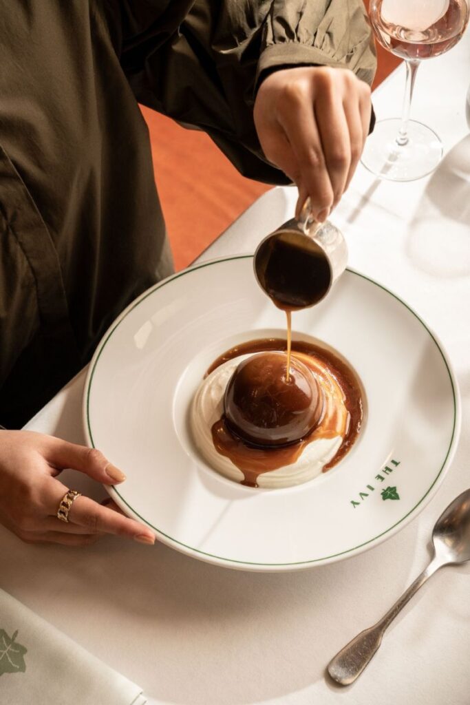 1917 menu at The Ivy