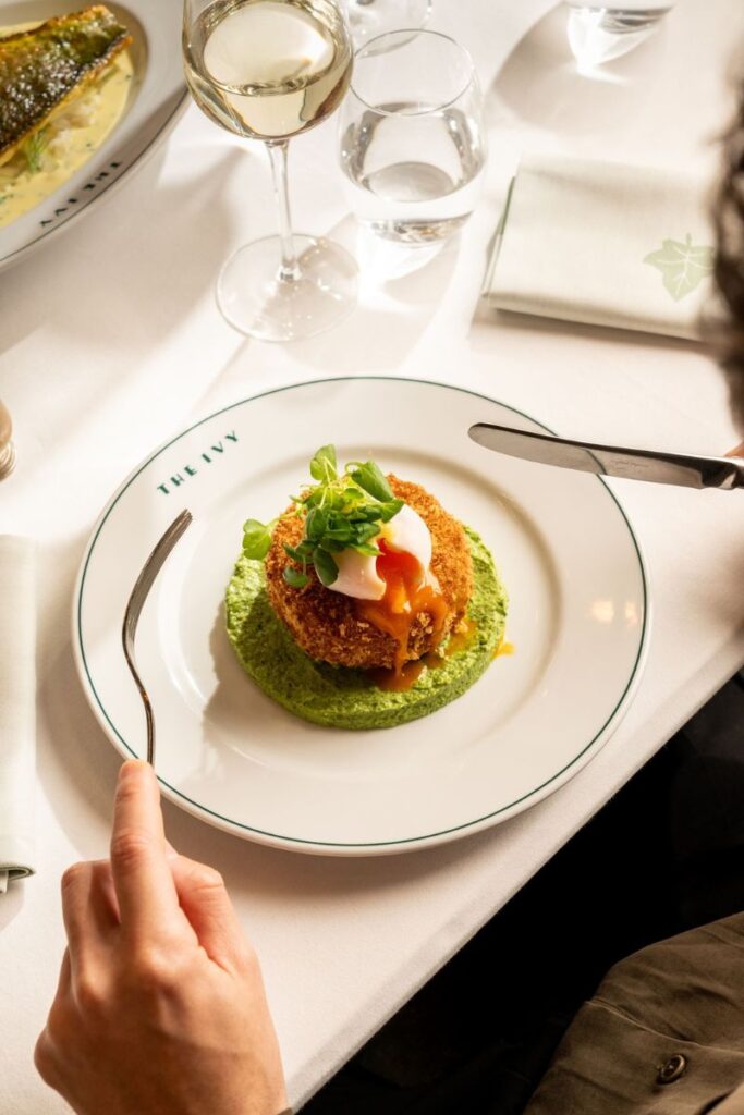 1917 menu at The Ivy