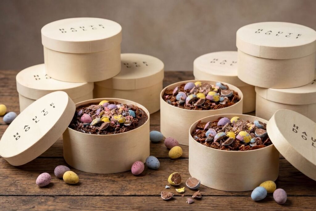 Haute Dolci Egg-citing Crunch Cake