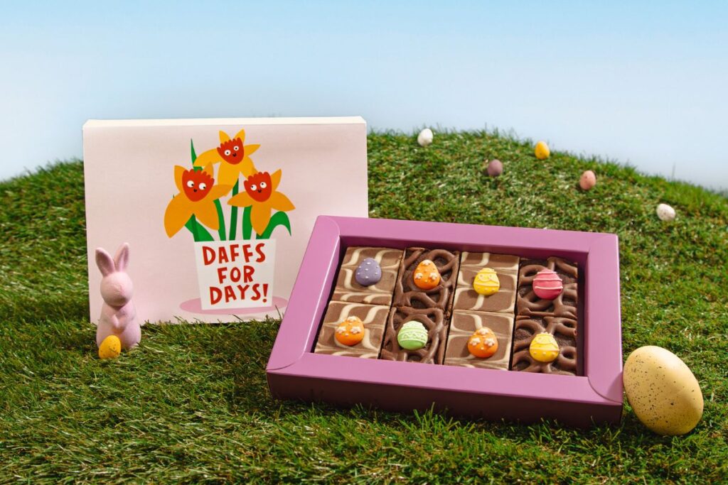 Sponge Cakes Easter Brownies