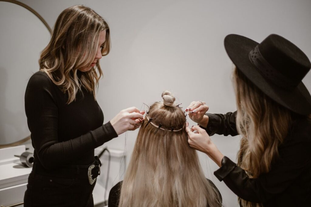 weft hair extensions