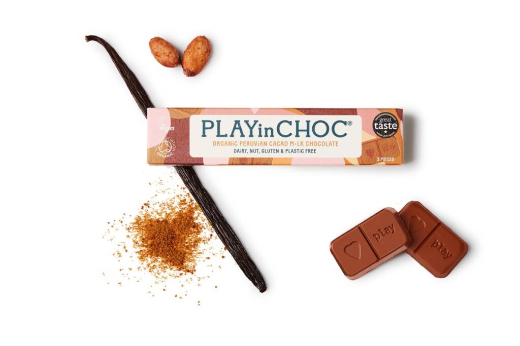 PLAYin Choc bars of chocolate