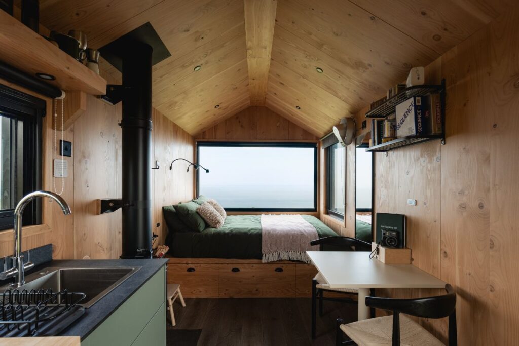 seafront cabins