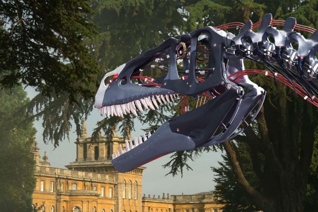 dinosaurs at Blenheim Castle