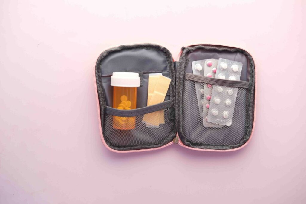 travel medicine cabinet