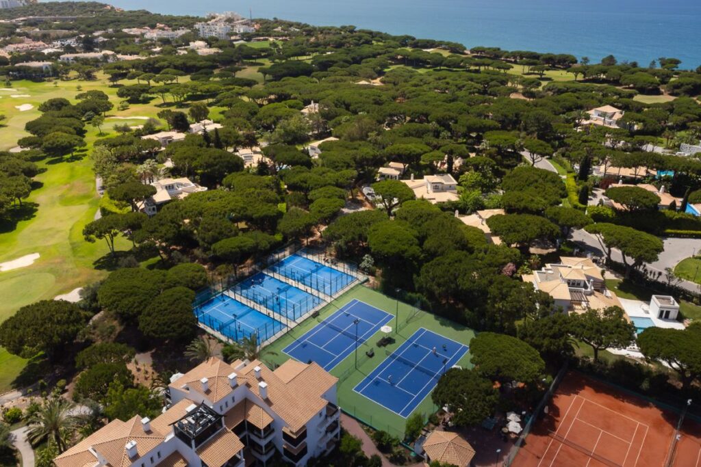 tennis at Pine Cliffs Resort in the Algarve