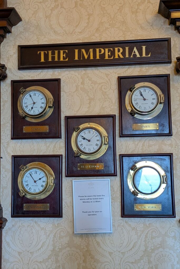 Above reception desk - beside the seaside