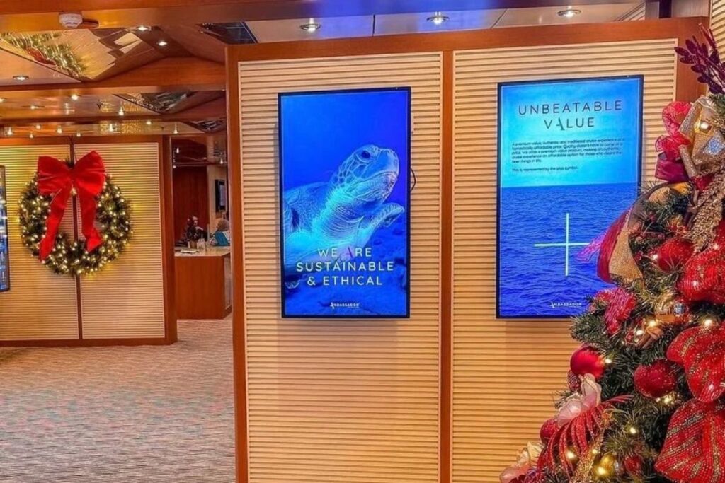 festive sailings with Ambassador