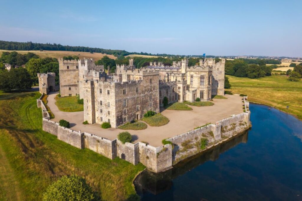 wildflowers in bloom at Raby Castle