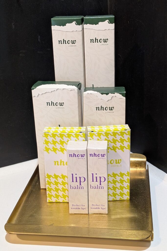 Fabulous bathroom toiletries at nhow London