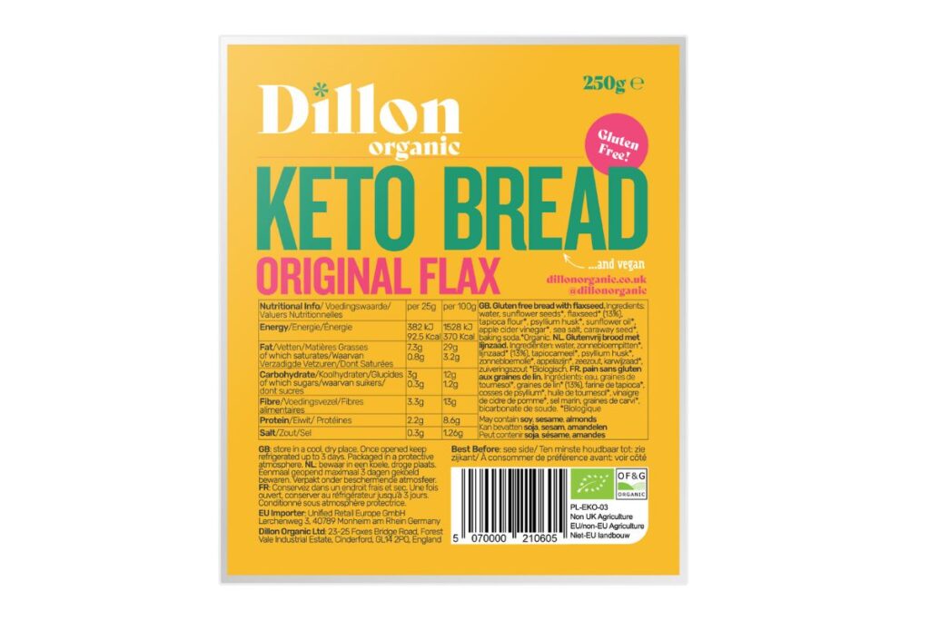 Dillon Organic Keto Bread
