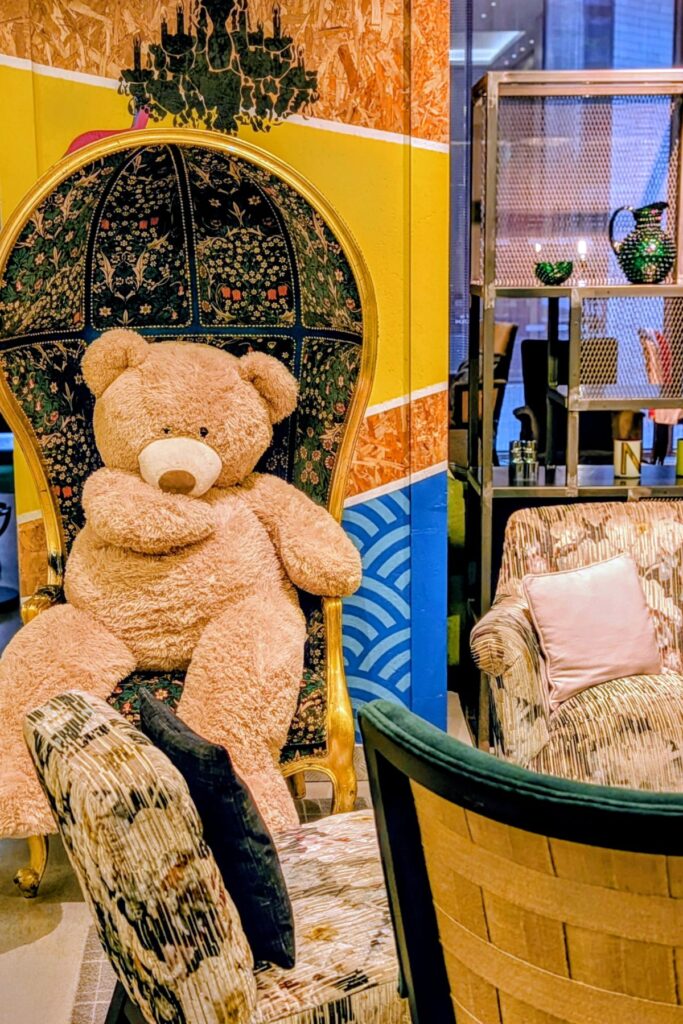 Seated Teddy at nhow London