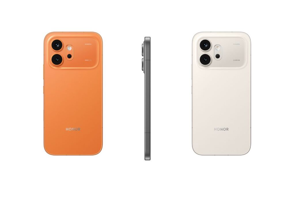 Honor 600 Series Standard in orange white and side view of black