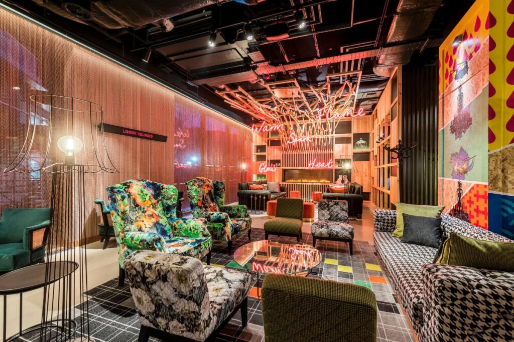 nhow London Lounge area