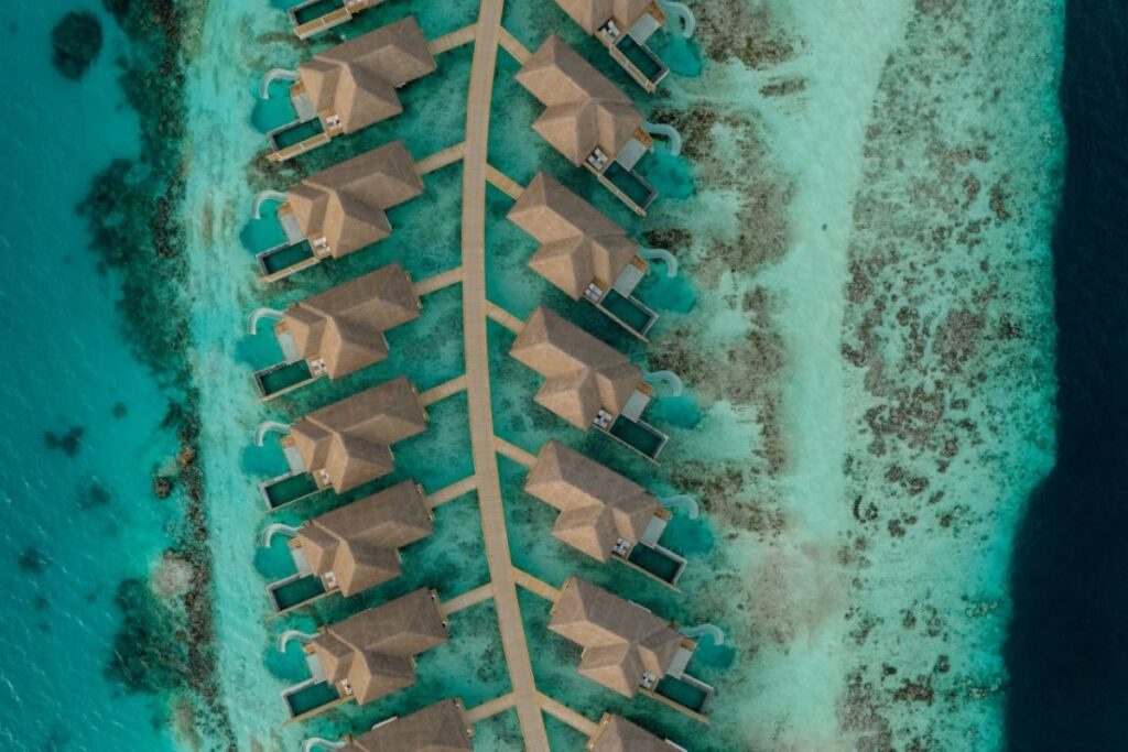 overwater villas at Sun Siyam Vilu Reef